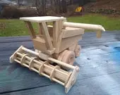 Harvester handmade hardwood toy